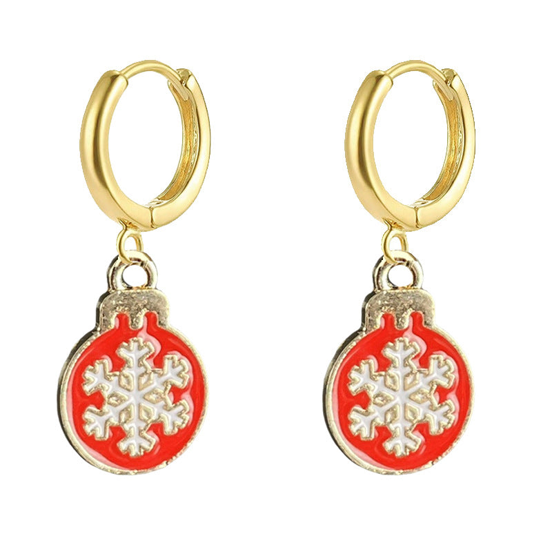 Wholesale 2 pairs/ pack Christmas gift  Christmas tree earrings