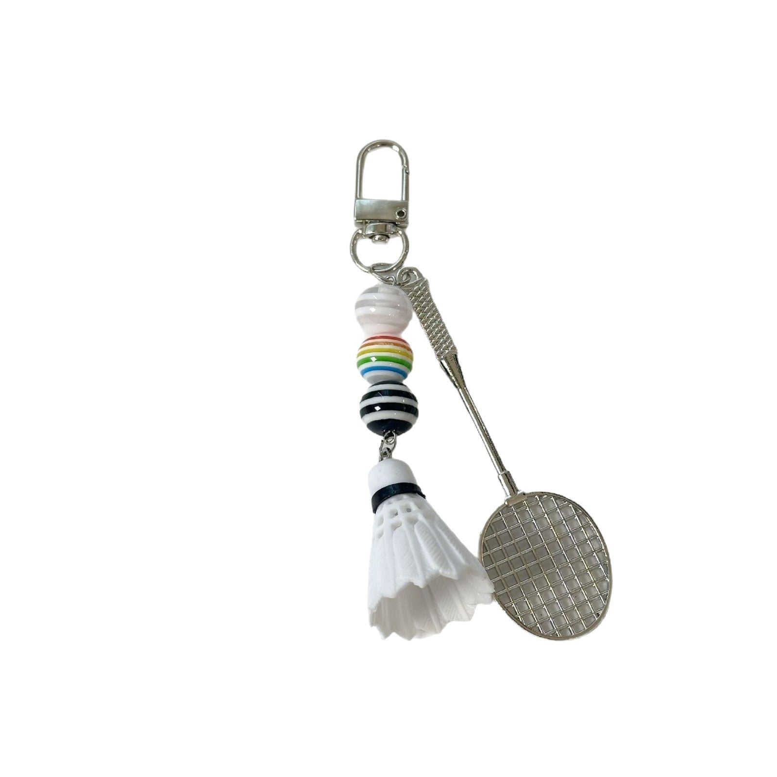 Wholesale Alloy badminton racket keychain