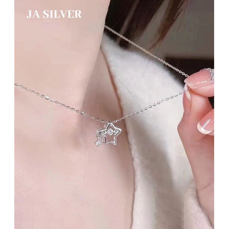 Wholesale  925 sterling silver beating heart necklace