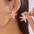 Wholesale  Creative Stainless Steel Oil Dripping Starfish Earrings