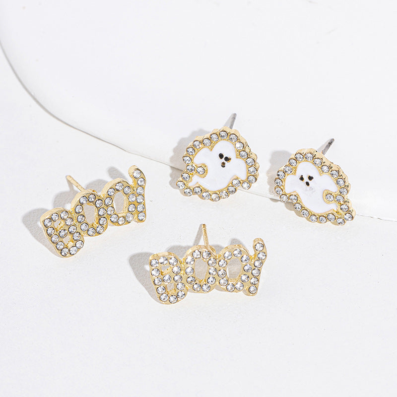 Wholesale  Cartoon Zinc Alloy Earrings Fashion Accessory Gift Boutique Resale