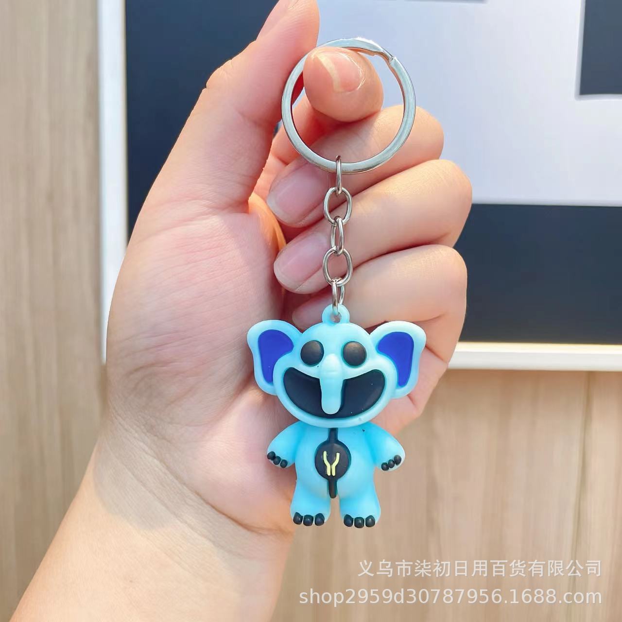 Wholesale Cartoon Cute Silicone Keychains ACC-KC-Qichu005
