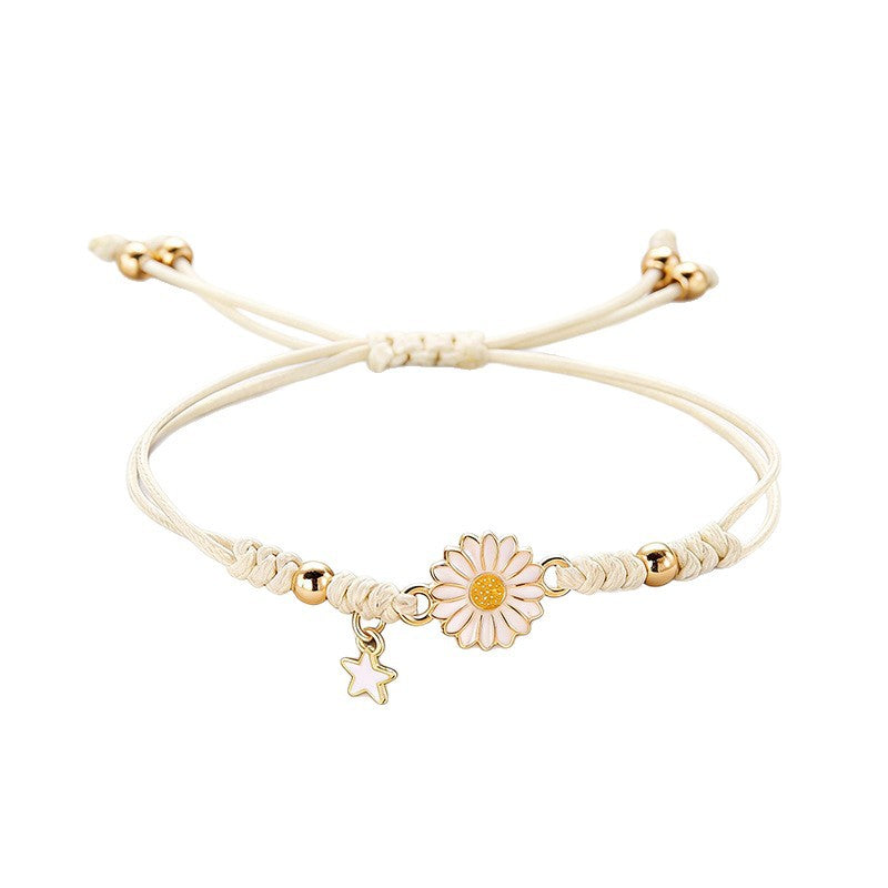 Wholesale Sunflower Woven Bracelets Fashion Accessory for Gift Giving