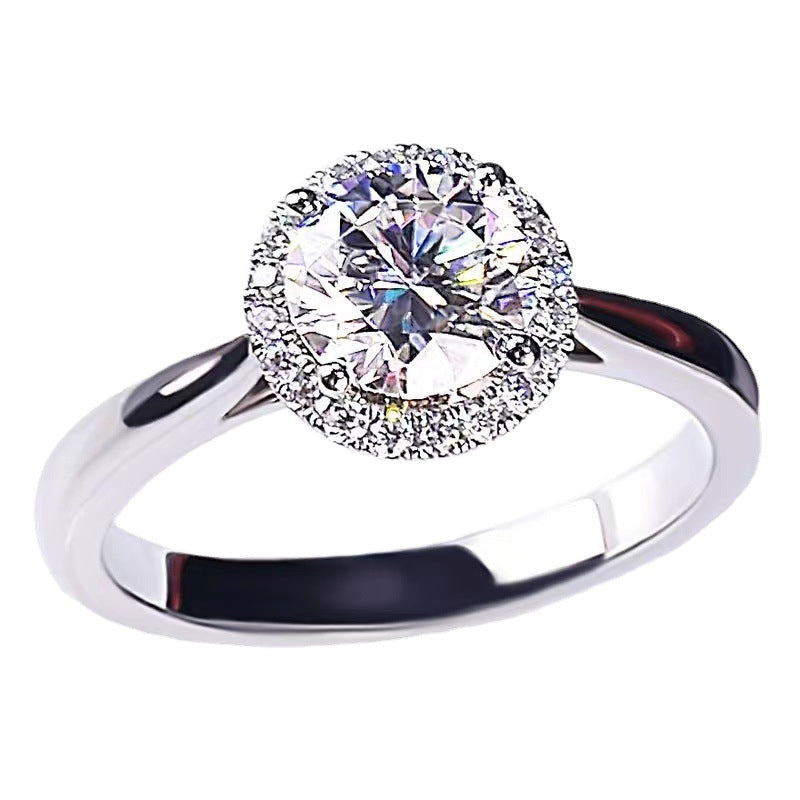 Wholesale  Platinum 50 Points Diamond Ring