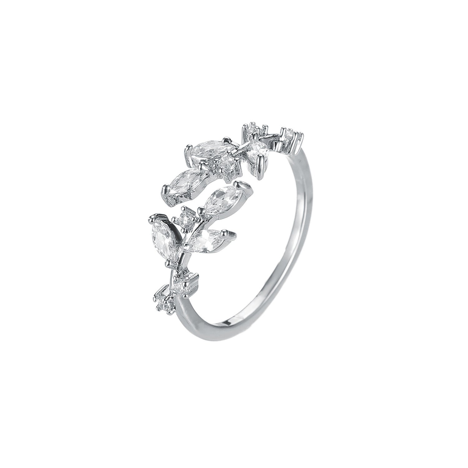 Wholesale Stacked wearing zircon inlay ring