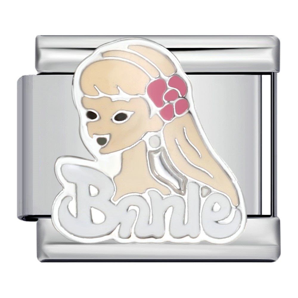 Wholesale Italian Charm Bracelet 9mm DIY  Spliced Strap  Creative Stainless Steel Composable Bracelet