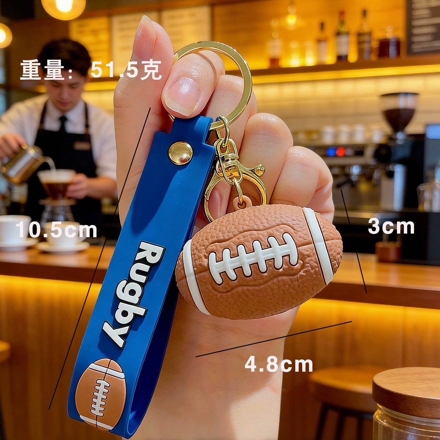 Wholesale Basketball Theme Flexible Rubber Keychain Decorative Keyring For Boys Students Birthday Gift Accessory