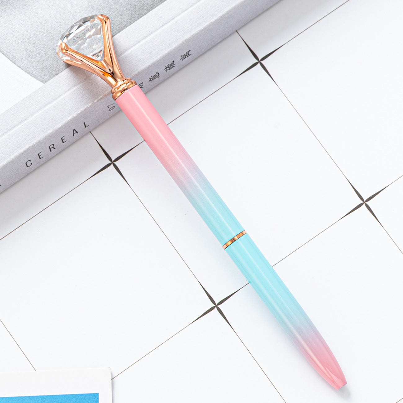 Wholesale Large Diamond Ballpoint Pen  Creative Gradient Large Diamond Pen