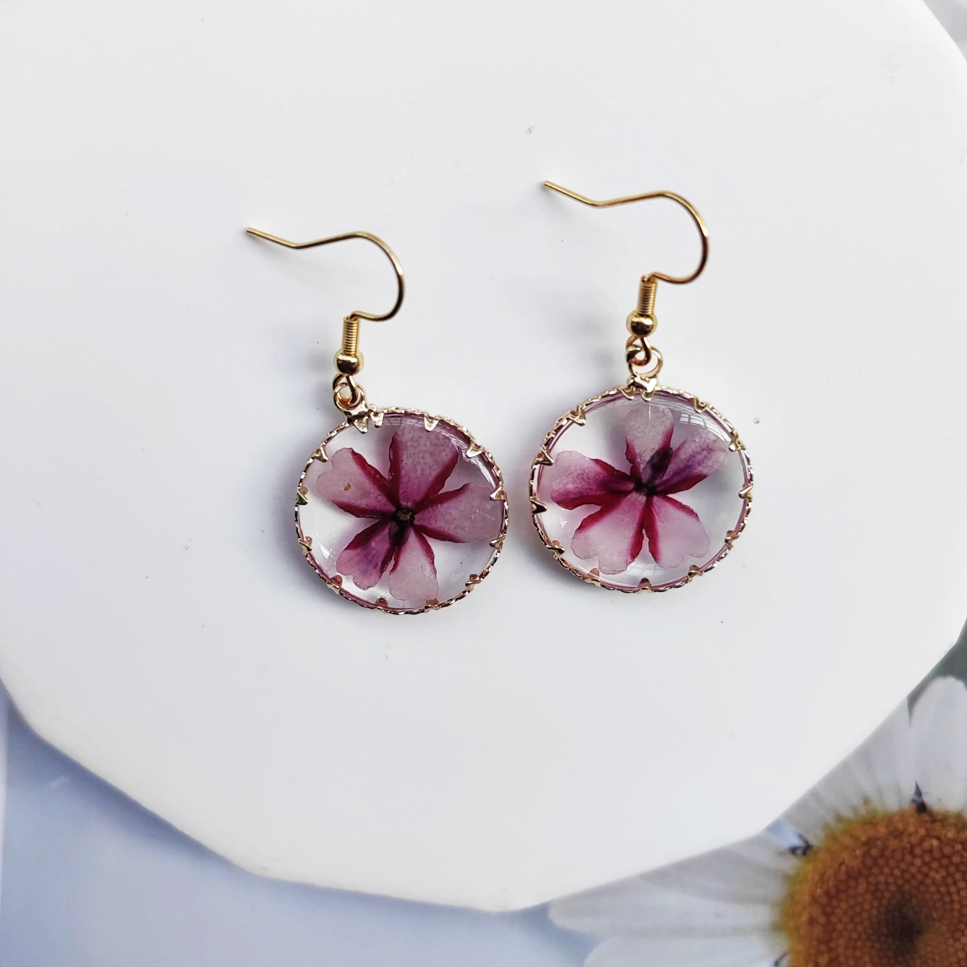Wholesale Acrylic Flower Earrings ACC-ES-Mindin001