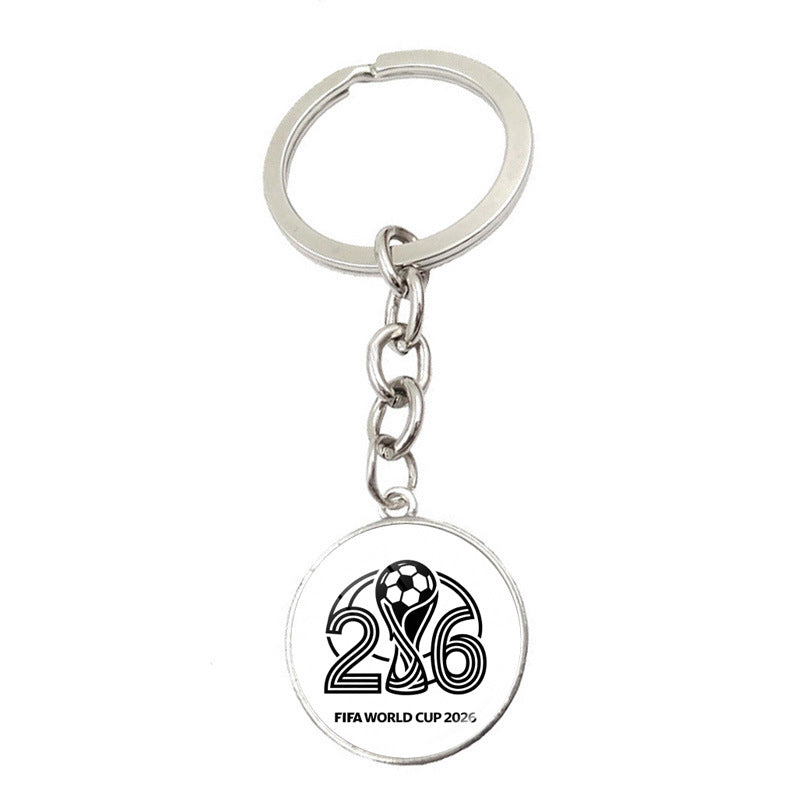 Wholesale 2026 USA-Canada-Mexico World Cup Football Pendant Keychain