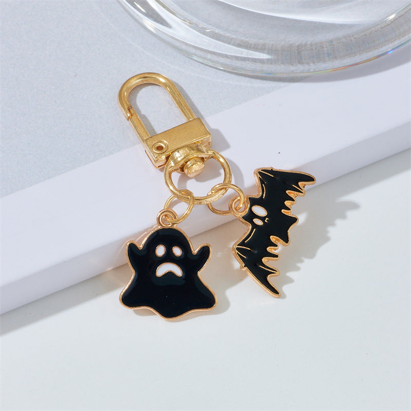 Wholesale Halloween Ghost Demon Witch Alloy Pendant Keychains ACC-KC-QingLian002