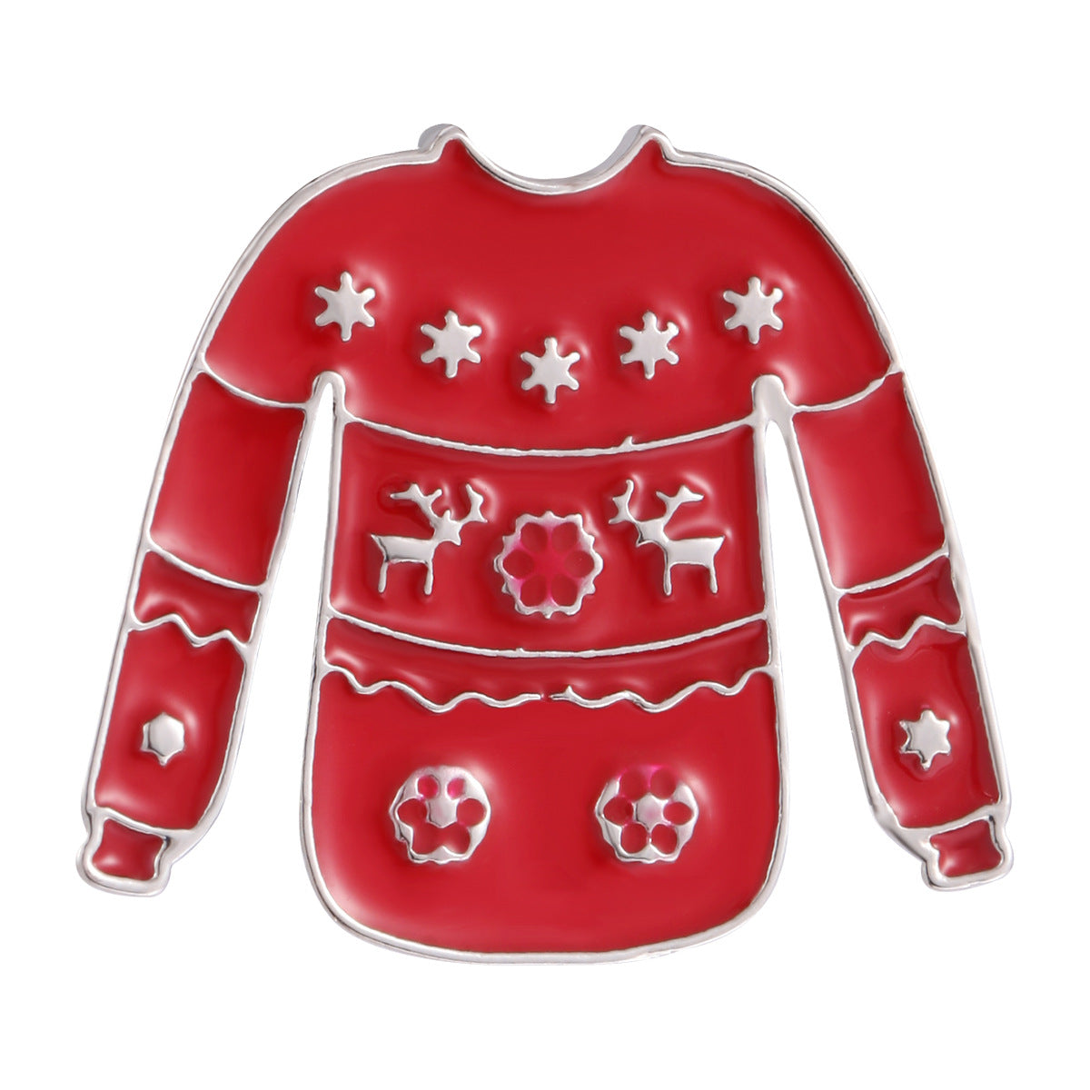 Wholesale Cartoon Cute Christmas Alloy Oil Drop Brooch ACC-BCH-BinLi001