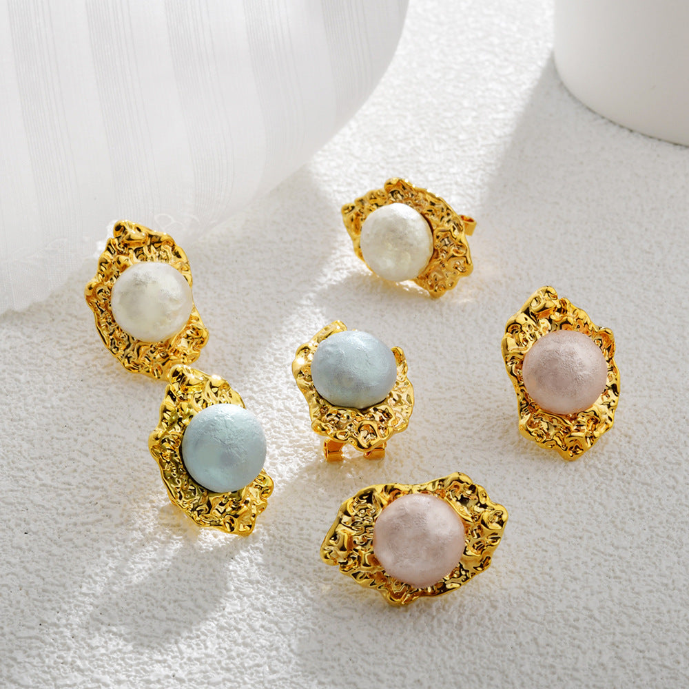 Wholesale  vintage Fashion Distinctive Ear Clip Court Style Light Luxury  Earrings