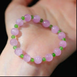 Wholesale Dopamine Rainbow Rice Bead Bracelet Glass Handmade Beads Trendy Jewelry Accessory For Women And Girls