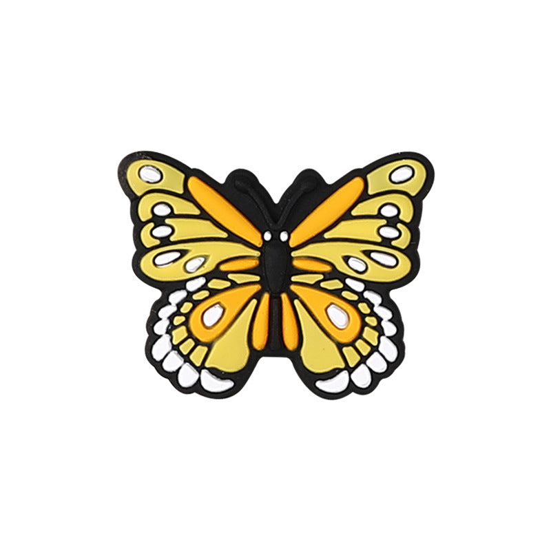 Wholesale 20pcs Two-color Butterfly Focal Beads DIY Bead Accessories