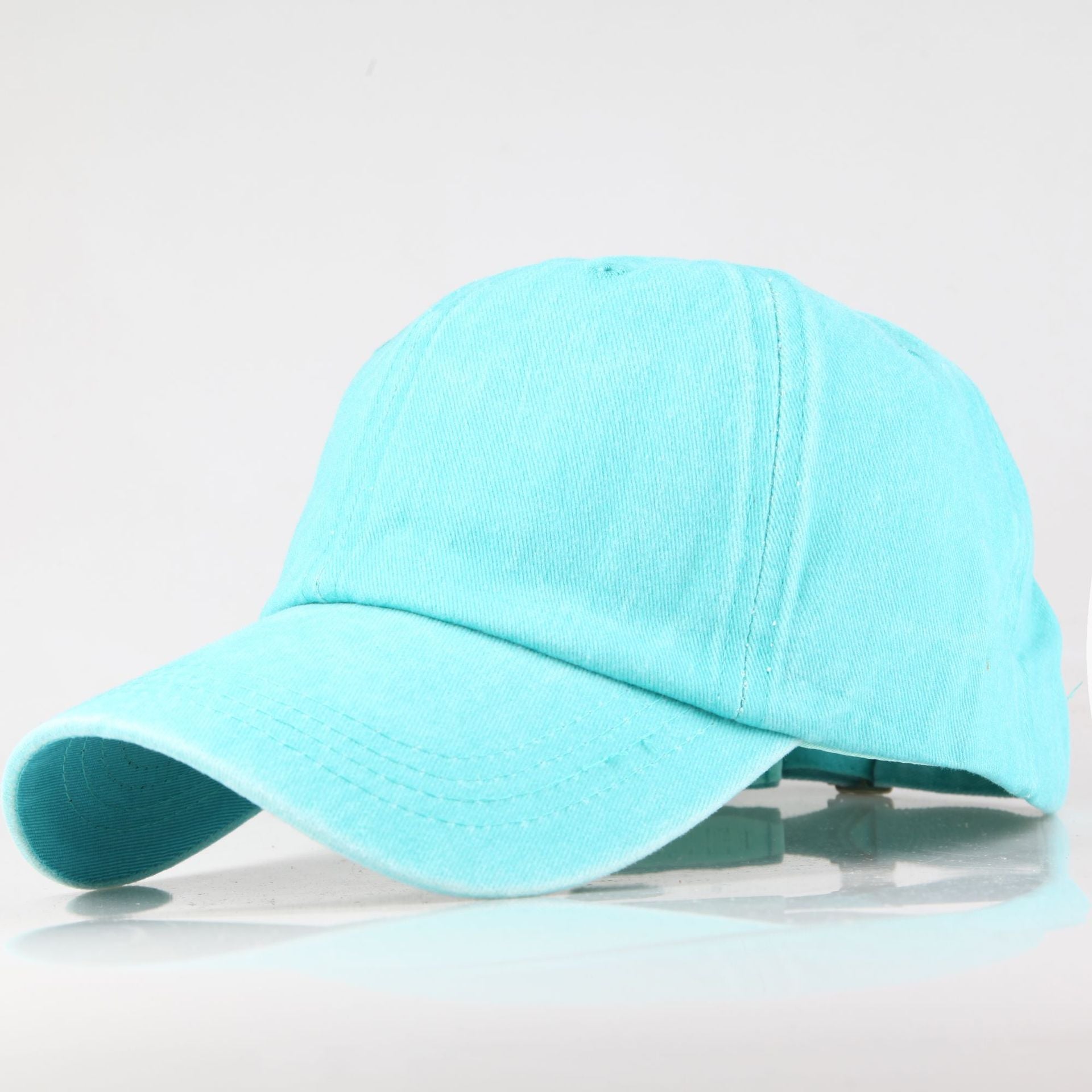 Wholesale Washed Pure Cotton Solid Color Light Plate Baseball Cap