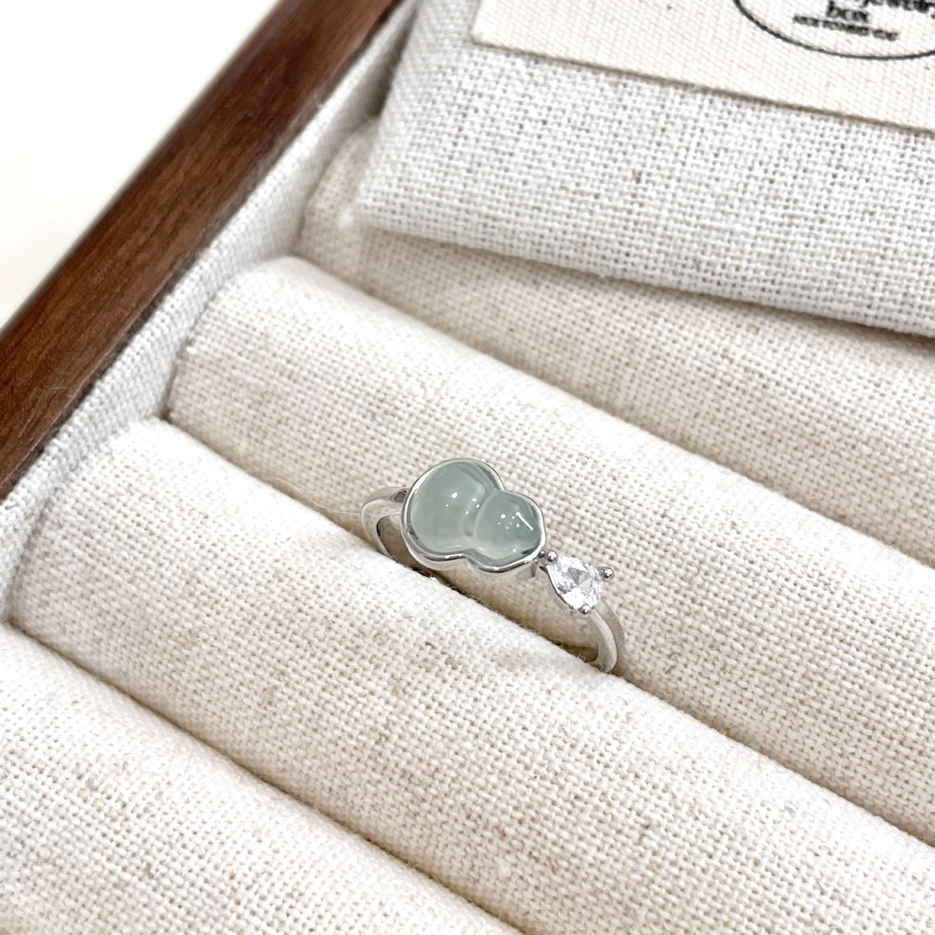 Wholesale  Bead Zircon Gourd Ring