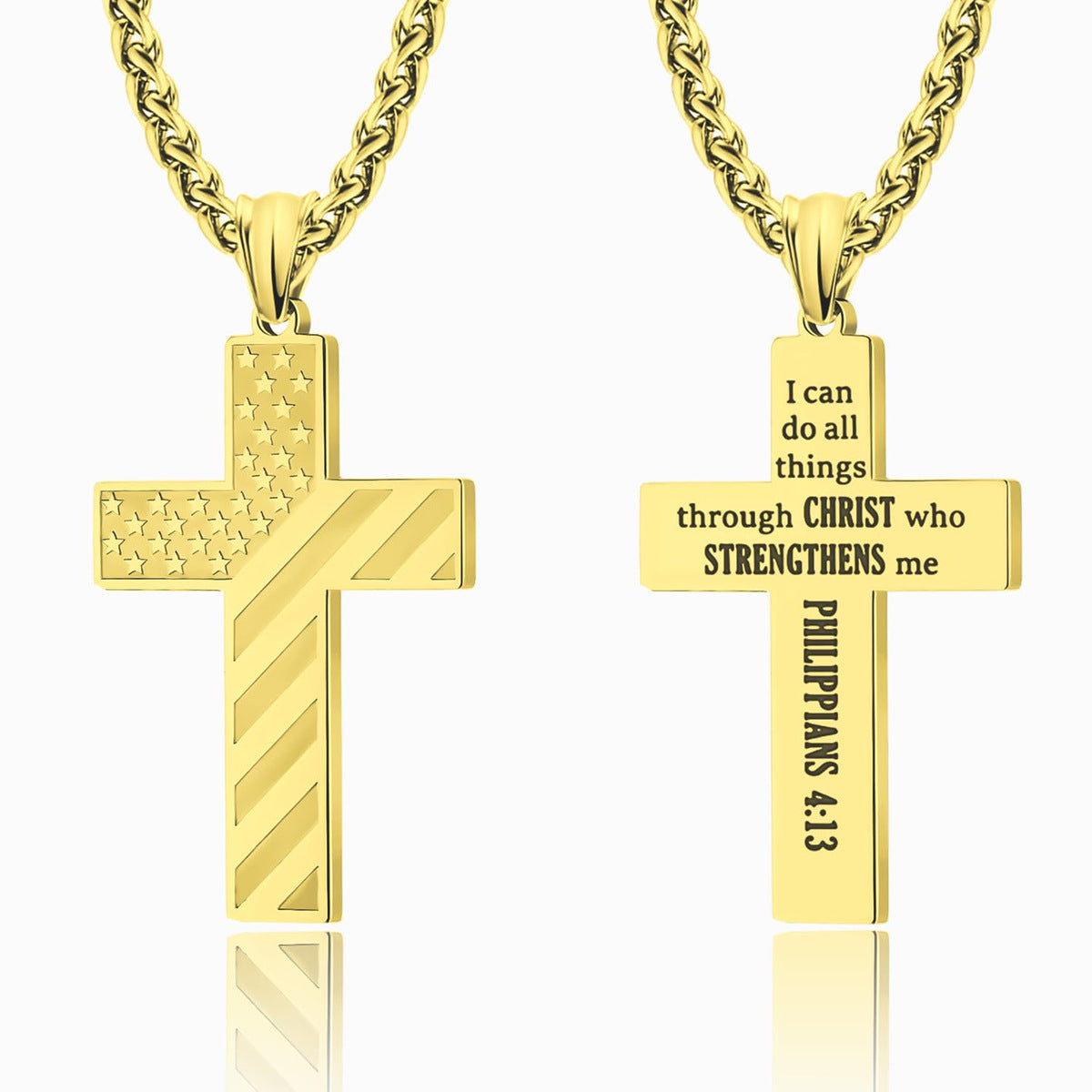 Wholesale Cross  Pendant Stainless Steel Necklace