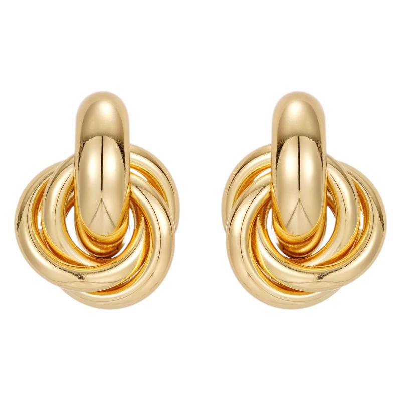 Wholesale Circle Twist Earrings