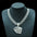 Wholesale Water Drop Oil Poker Full Diamond Cuban Chain Men's Necklace