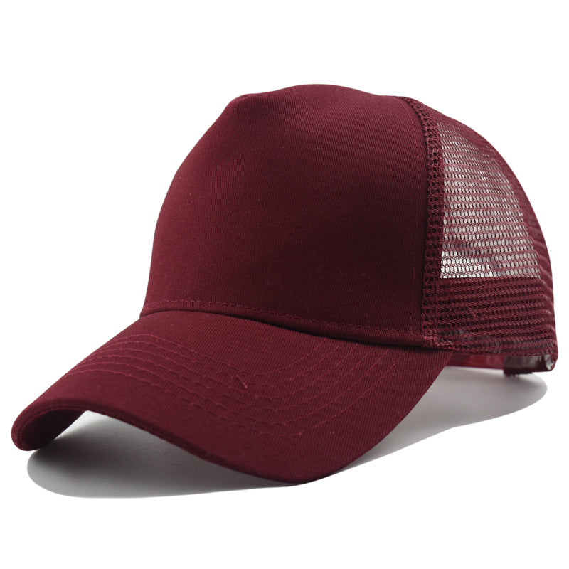 Wholesale Solid Color Five Panel Mesh Hat Baseball Cap ACC-HT-Xiny011