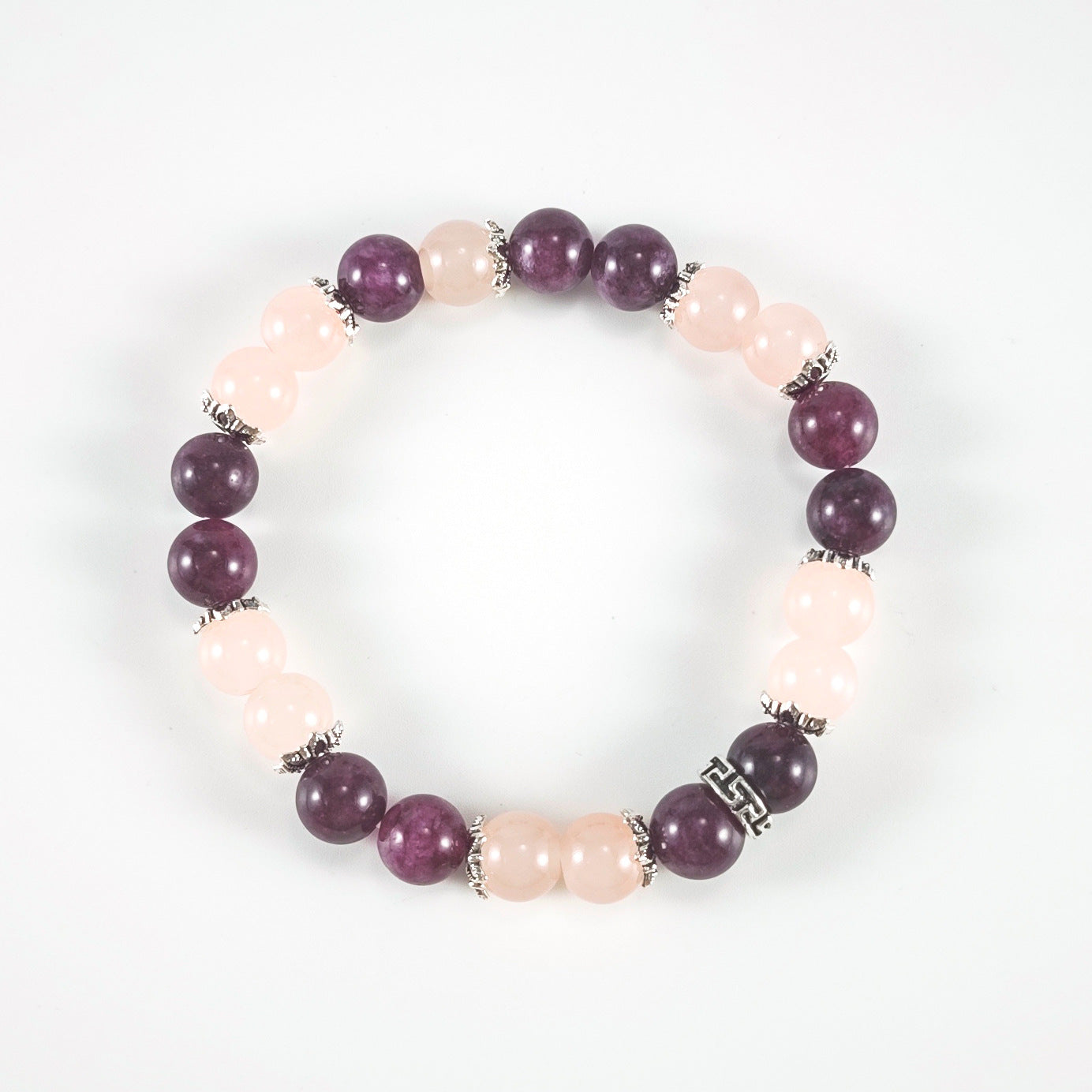 Wholesale Natural Stone Crystal Beaded Bracelet Geometric Design Unisex Fashion Jewelry Accessory