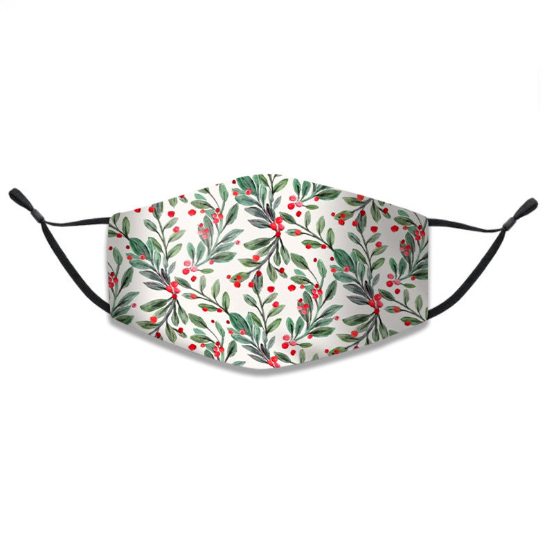 Wholesale Western Style Aztec Christmas Three-layer Cotton Mask Adult Dustproof Warm Breathable Mask ACC-MK-HY002