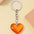 Wholesale 3D three-dimensional glass love keychain