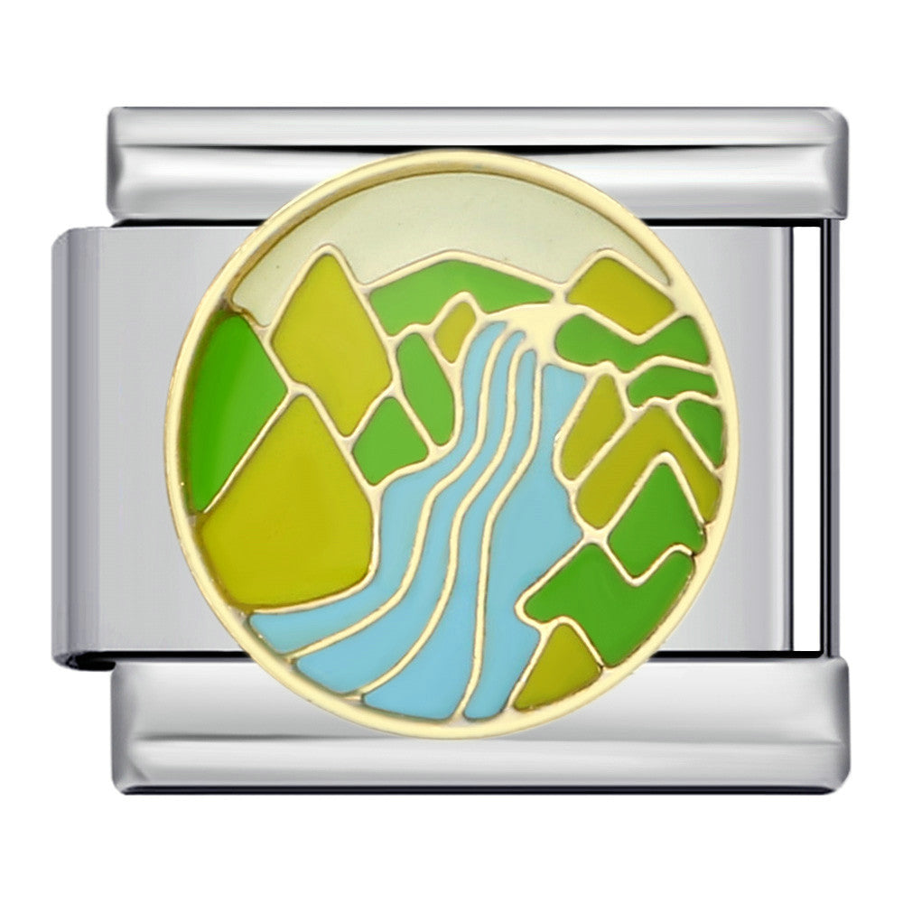 Wholesale Italian Charm Bracelet 9mm DIY Splicing Cute Creative Stainless Steel Composable Bracelet