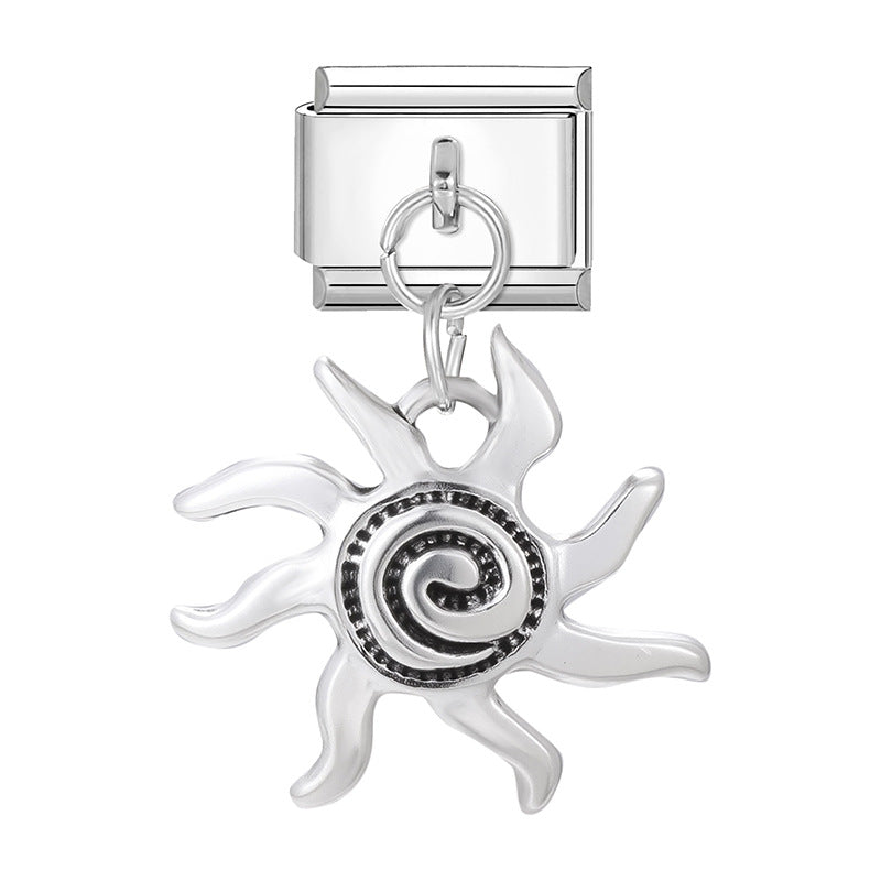 Wholesale 9mm Italian Charm Starter Bracelets DIY Pendant Style Stainless Steel Composable Bracelet