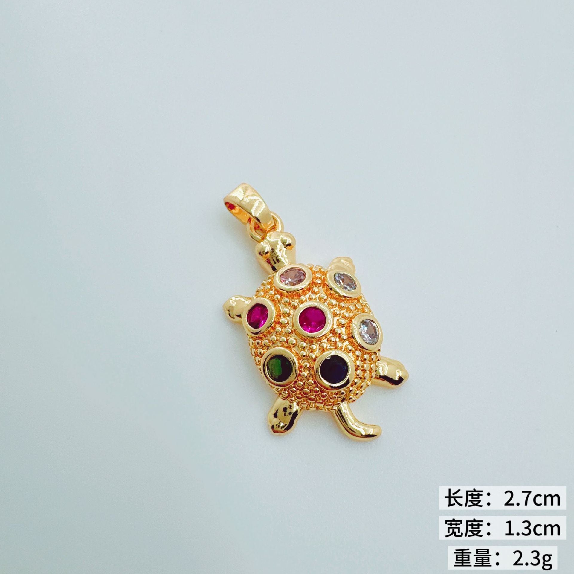 Wholesale Copper Electroplated Crab and Turtle Pendant Necklaces Jewelry for Women Boutique Resale