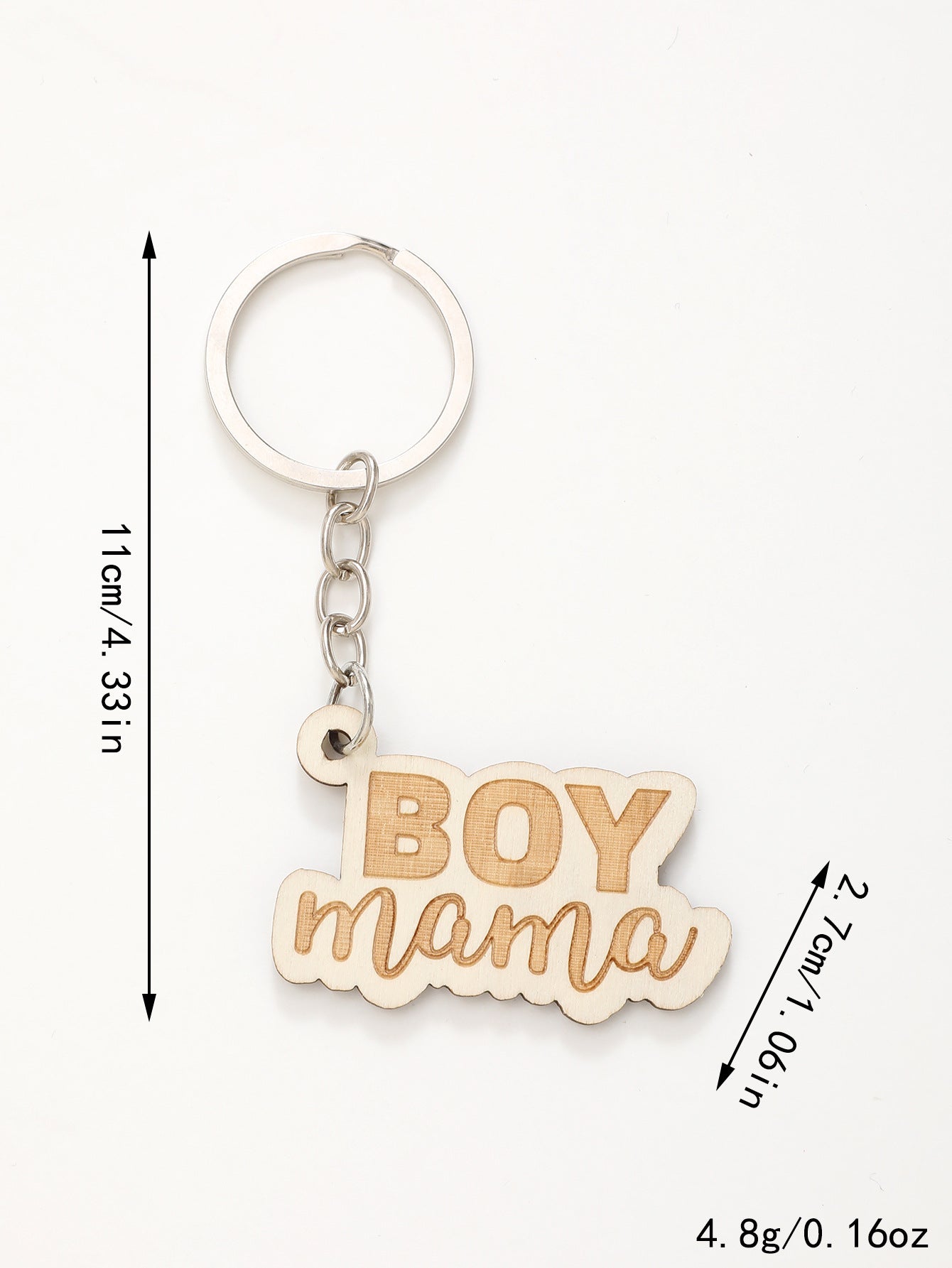 Wholesale MAMA Mother's Day Gift Wooden Keychain ACC-KC-YTian010
