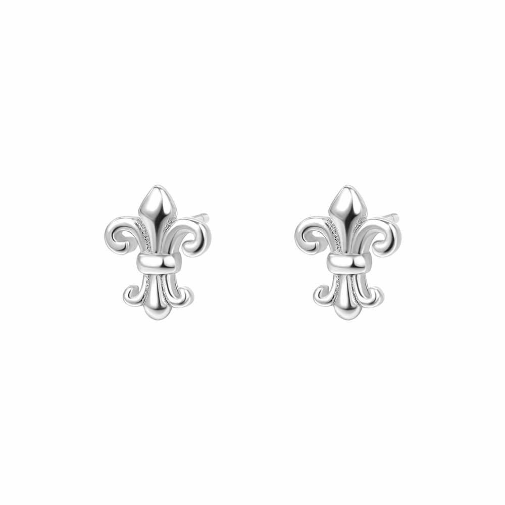 Wholesale  Flower S999 Sterling Silver All-match Light Luxury Earrings