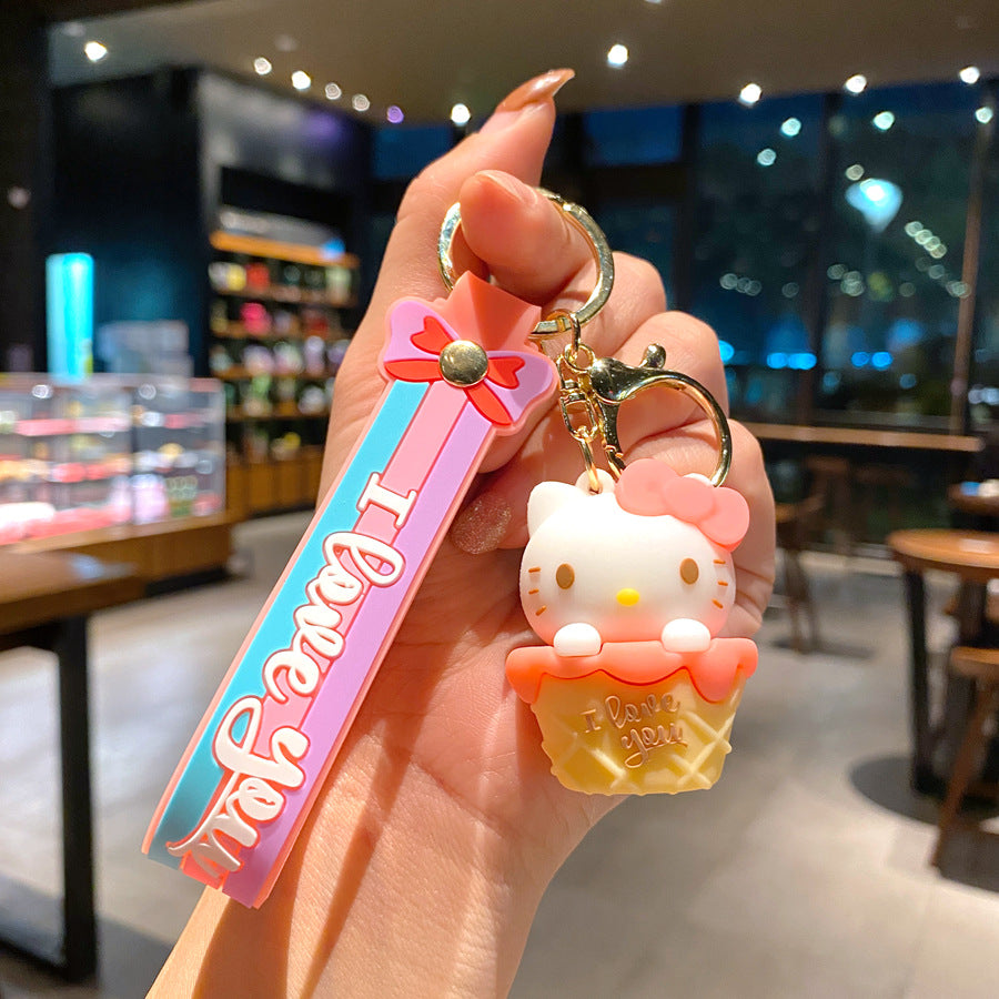 Wholesale Cartoon PVC Soft Glue Cute Keychain ACCVIP-KC-GongZ030