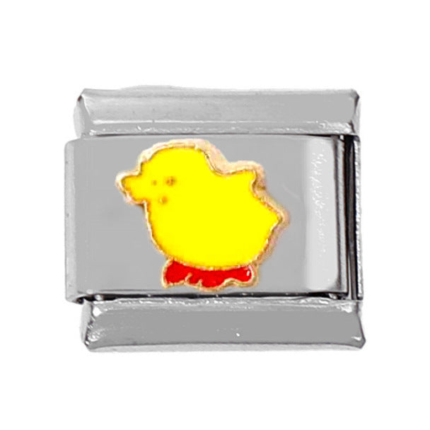 Wholesale 5pcs Italian Charm Bracelet Charm Module Stainless Steel Cute Animal Bracelet 9mm DIY Pattern Free Stitching Detachable Composable Bracelet ACC-BT-DaLiang010