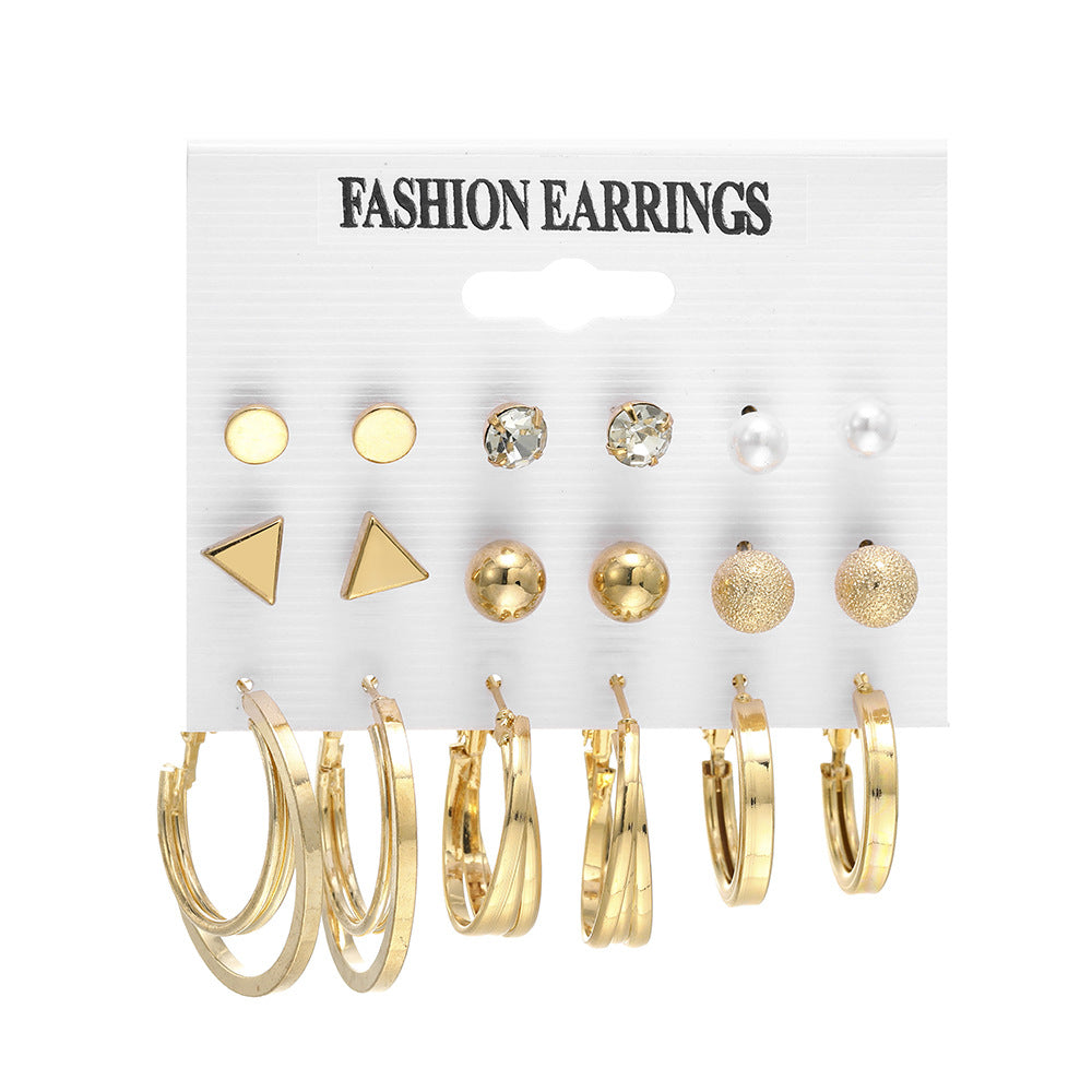 Wholesale  retro love butterfly earrings suit