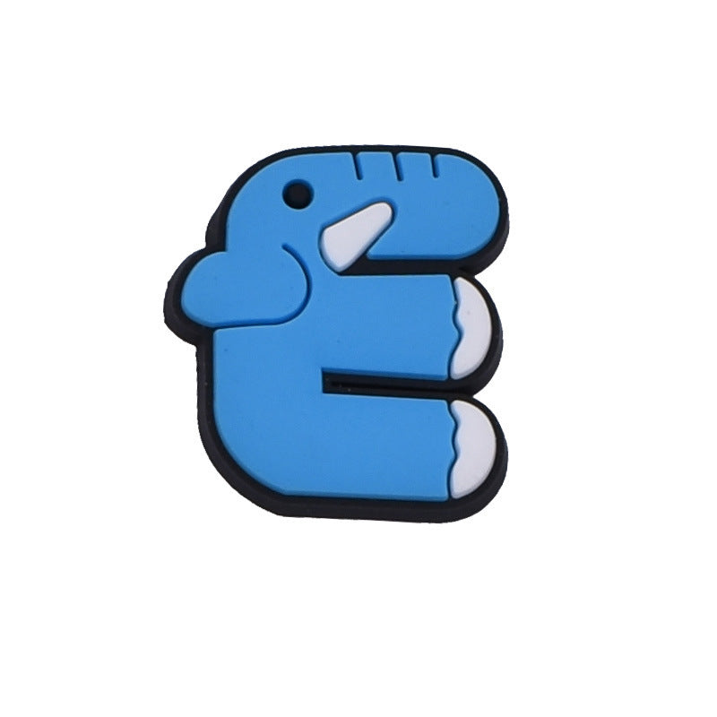 Wholesale Random 100pcs Animal Alphabet Series Shoes Accessories Shoes Charms