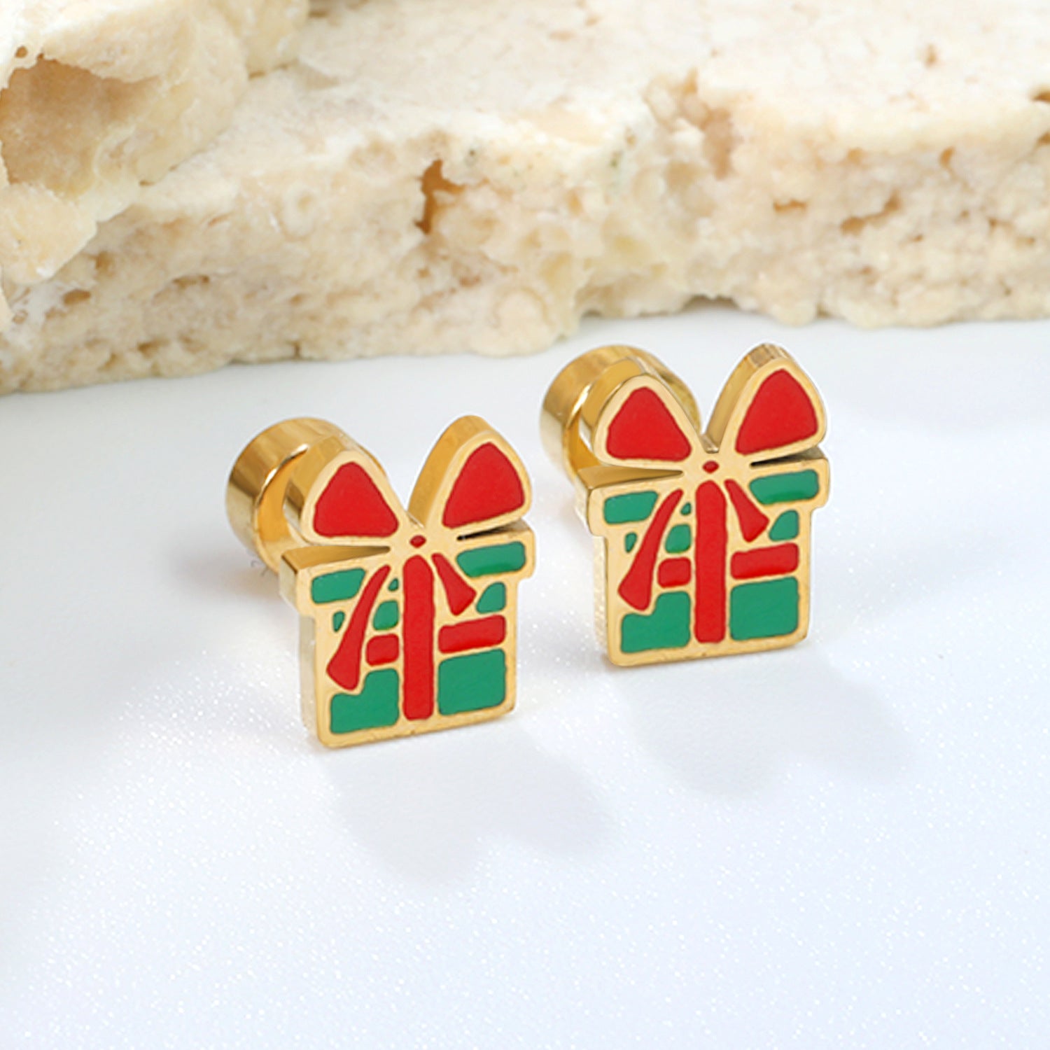 Wholesale versatile cute Christmas series stud earrings