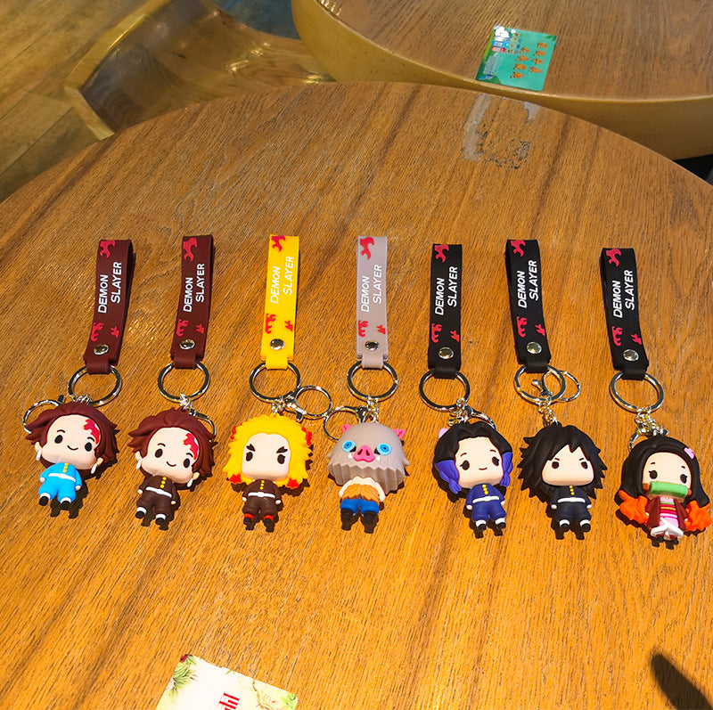 Wholesale Cartoon Cute PVC Keychains ACC-KC-FanChe006