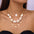 Wholesale Beach Shell Necklace Shell Double Layer Overlapping Necklace Clavicle Chain