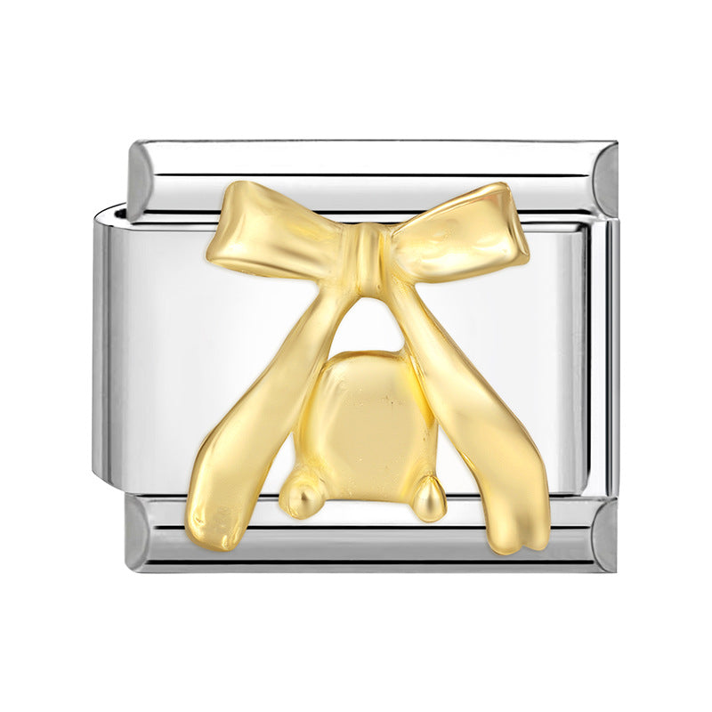 Wholesale Italian Charm Bracelet 9mm DIY Splicing Cute Creative Stainless Steel Composable Bracelet