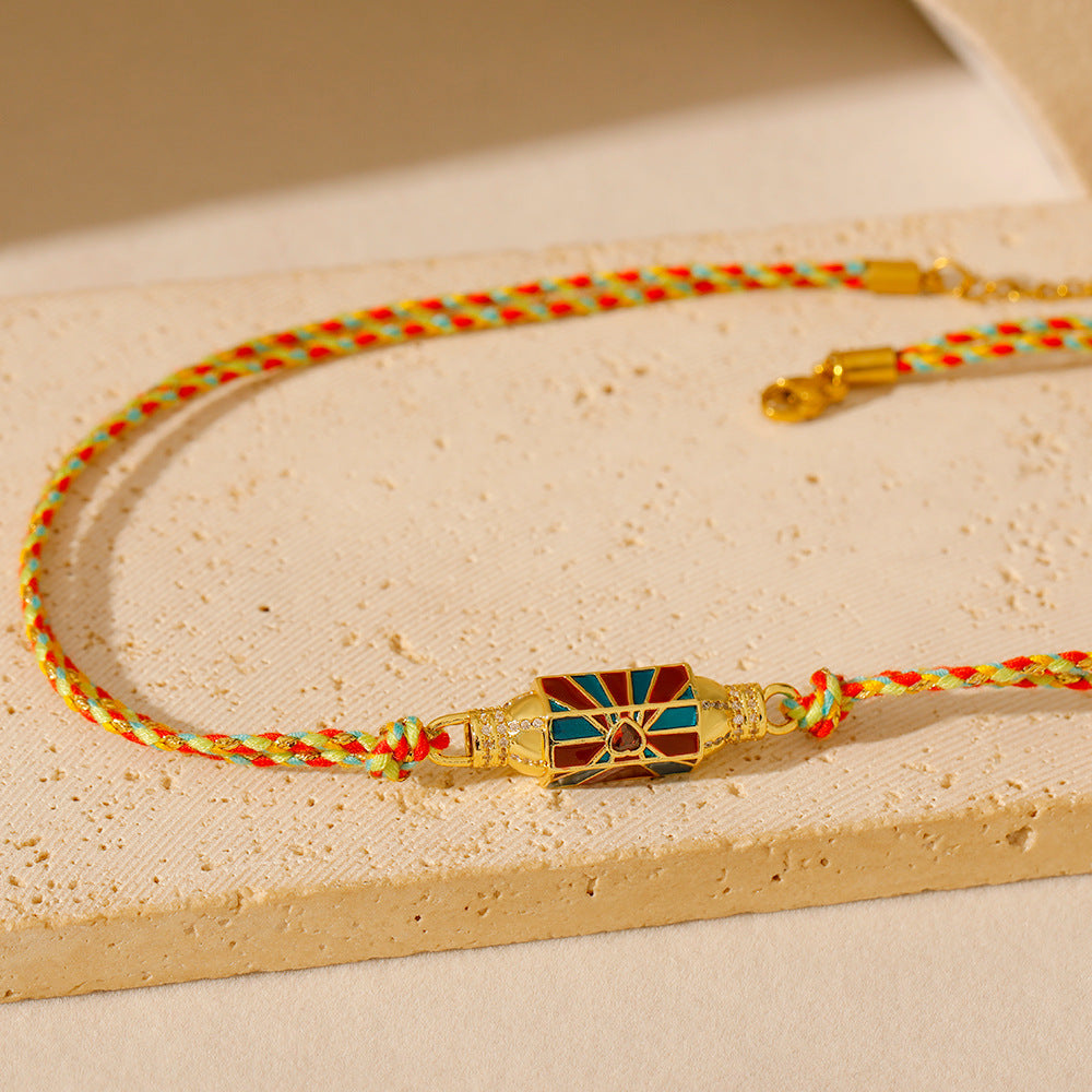 Wholesale Valentine's Day Colorful Tarot Necklaces