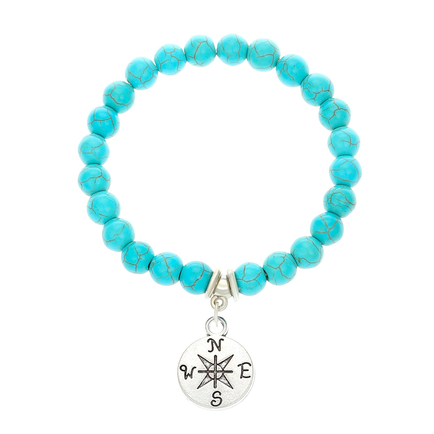 Wholesale Bohemian Turquoise Bead Bracelet Cross Starfish Turtle Design Fashion Accessory Gift for Resale
