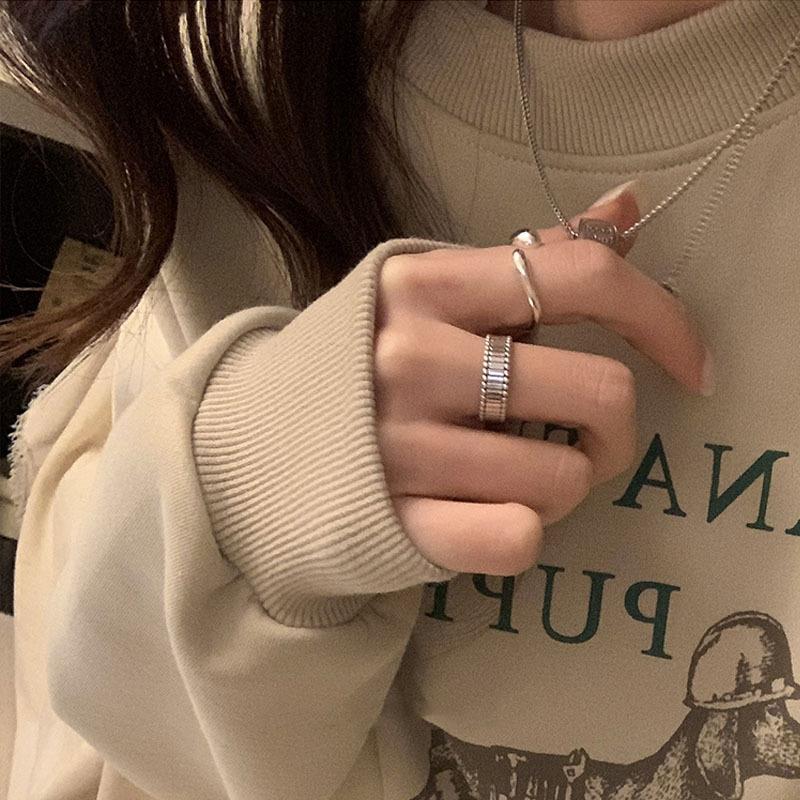 Wholesale  sterling silver irregular geometric ring