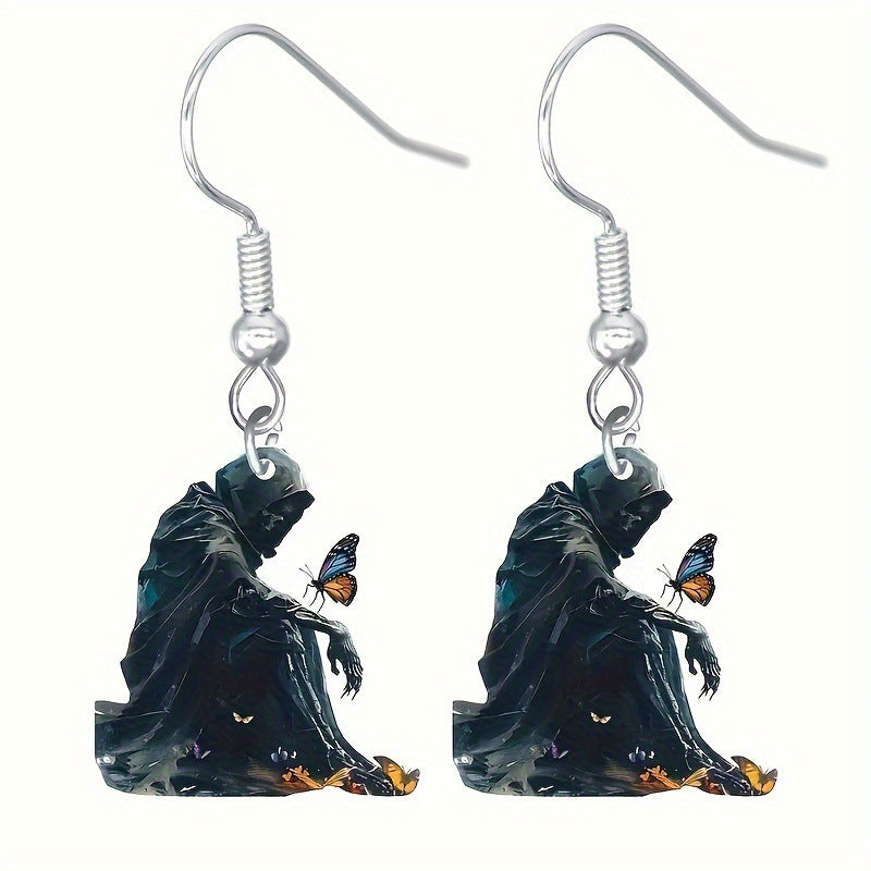 Wholesale Acrylic Flat Halloween Acrylic  Earrings