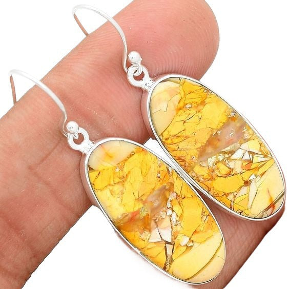 Wholesale Bohemian Turquoise Pattern Earrings,  Silver Geometric Metal Jewelry Accessory for Party and Gift