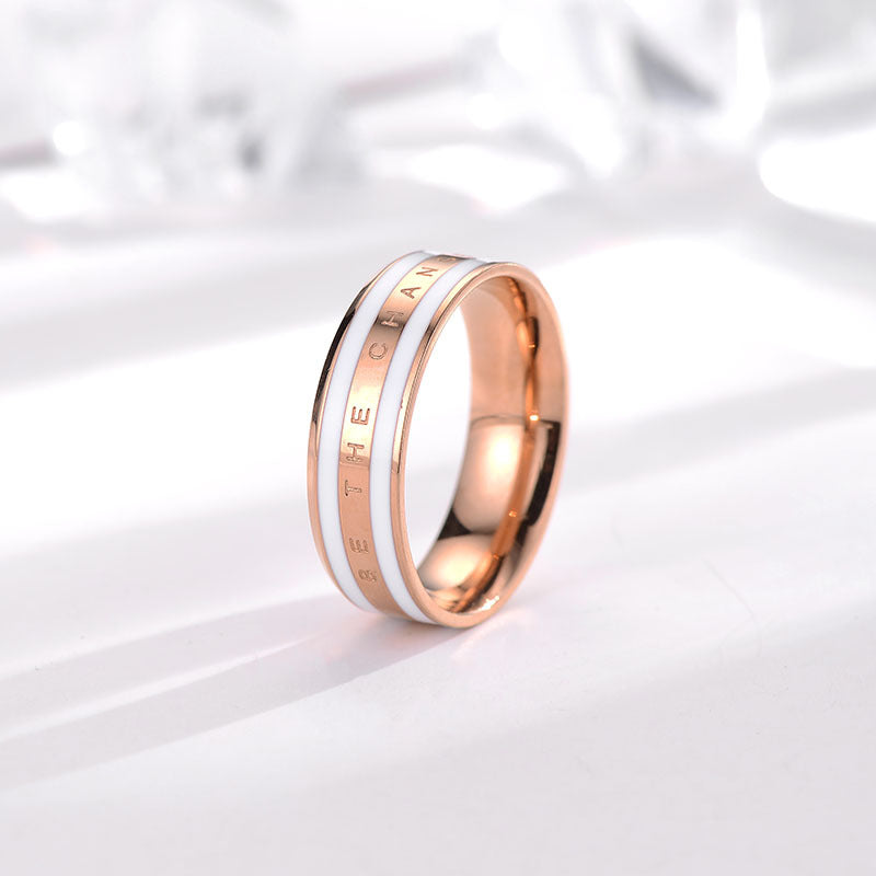 Wholesale Titanium Steel Rings with Diamond Rings ACC-RS-KDC003
