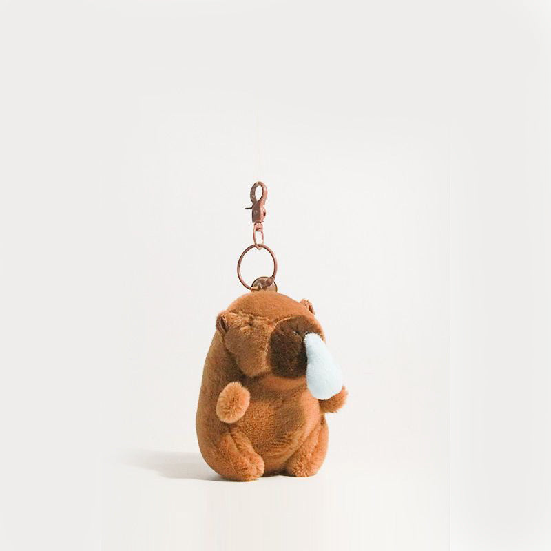 Wholesale Creative Kapibala Capybara Plush Cute Doll Keychain