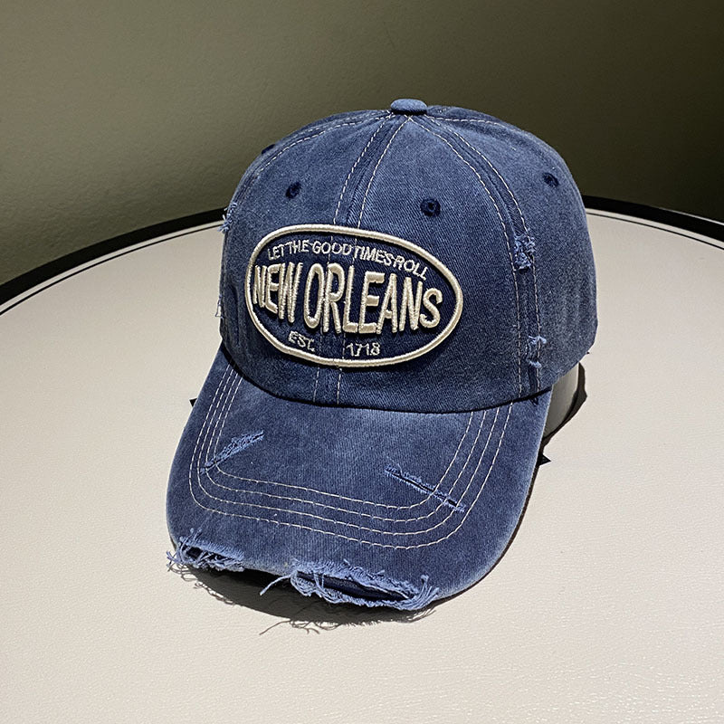 Wholesale  Letter Embroidered Cap Vintage  Baseball Cap