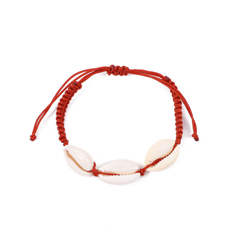 Wholesale Bohemian Natural Shell Woven Bracelet